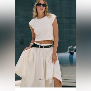 FREE PEOPLE ANNETTE TEE SKIRT SET